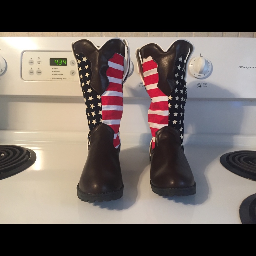 American Flag Boots
